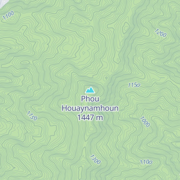 Map of Phou Houaynamhoun