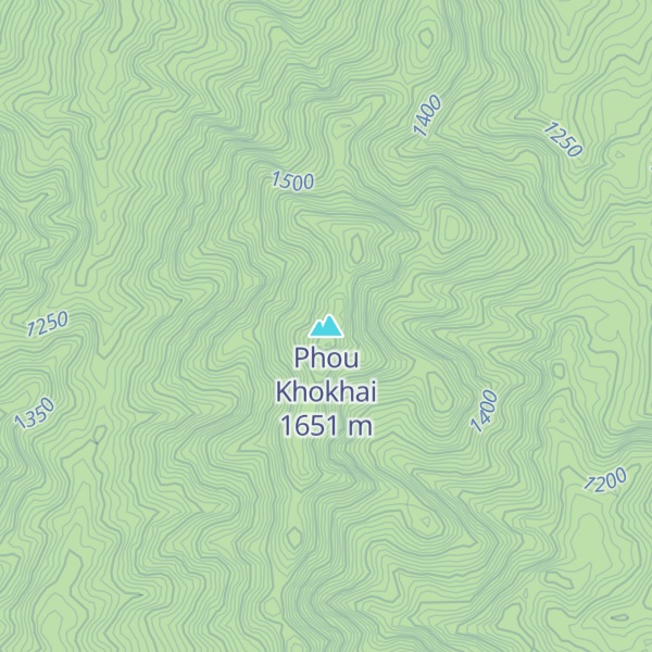 Map of Phou Khokhai