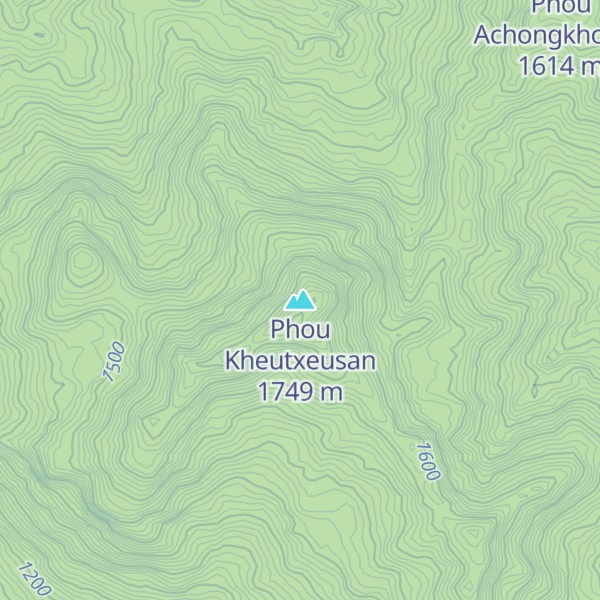 Map of Phou Kheutxeusan