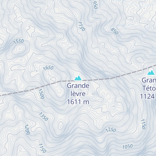 Map of Grande lèvre