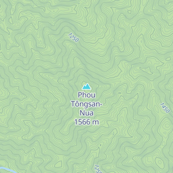 Map of Phou Tôngsan-Nua