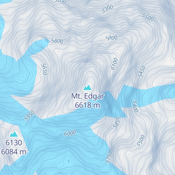 Map of Mt. Edgar