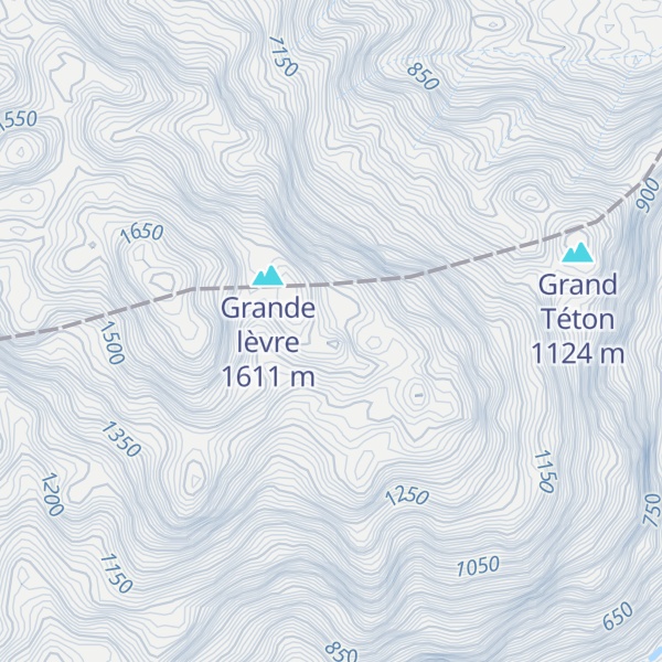 Map of Petite Lèvre