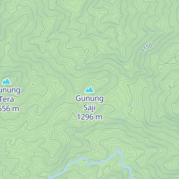 Map of Gunung Saji
