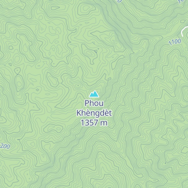 Map of Phou Khèngdèt