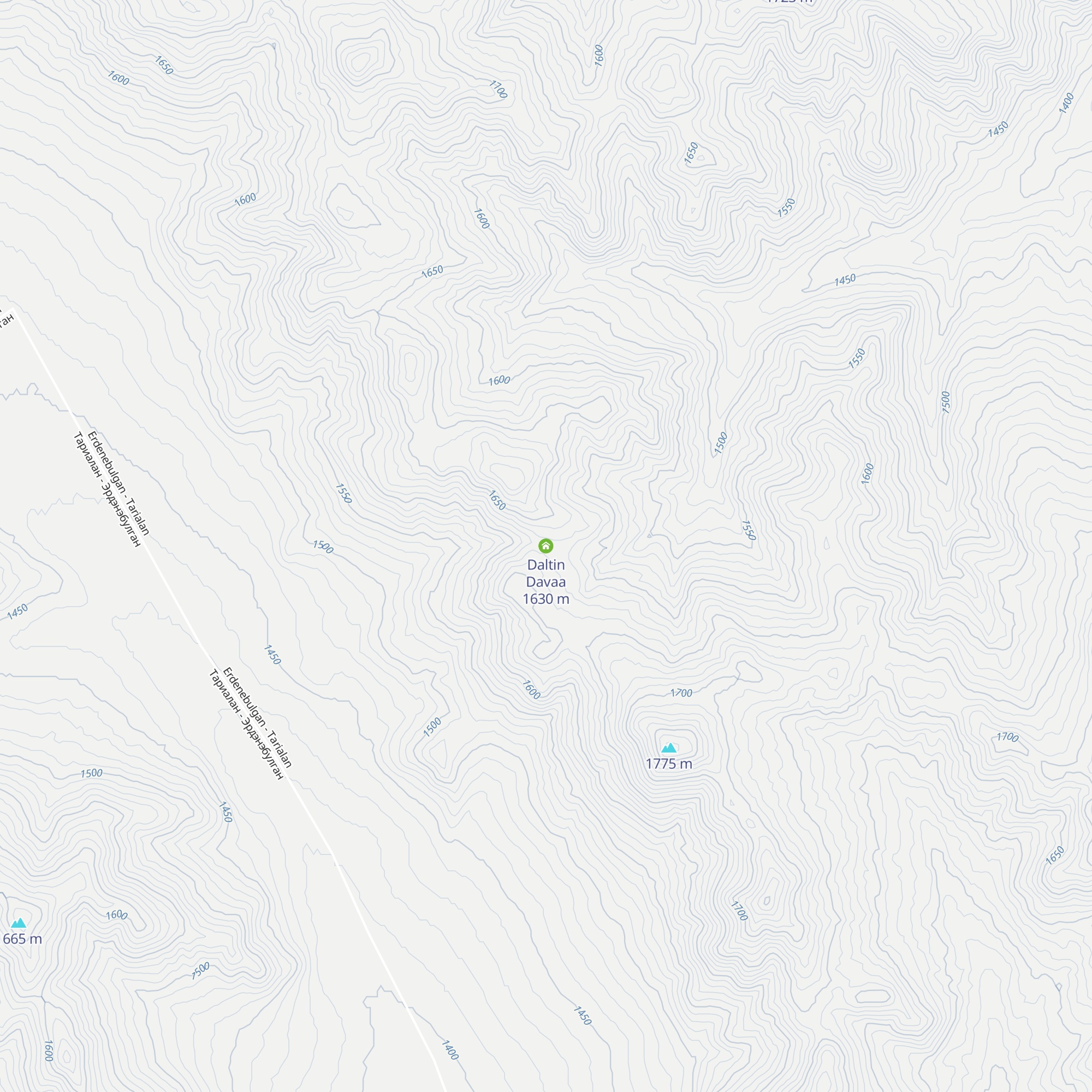 Daltin Davaa map