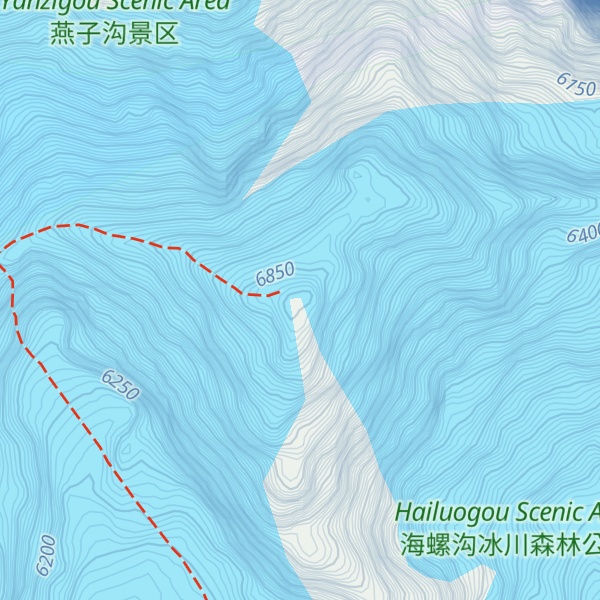 Map of Mount Sunyatsen