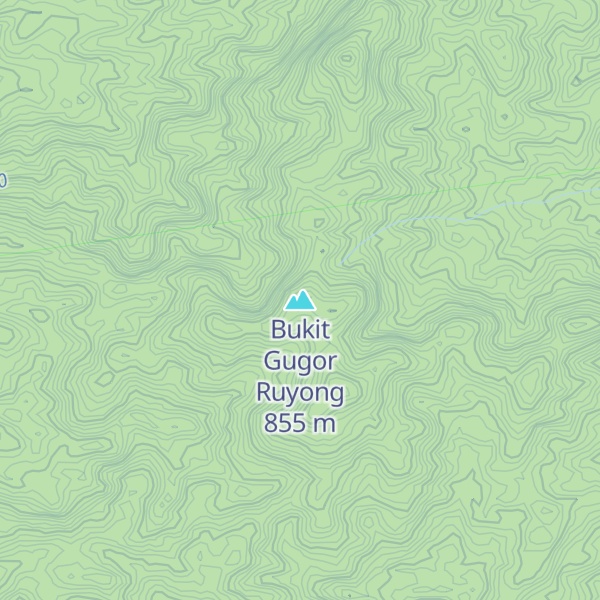 Map of Bukit Gugor Ruyong
