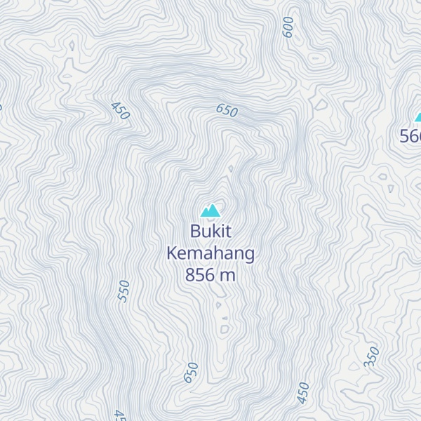 Map of Bukit Kemahang