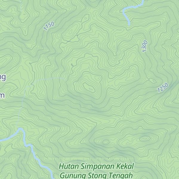 Map of Gunung Ayam
