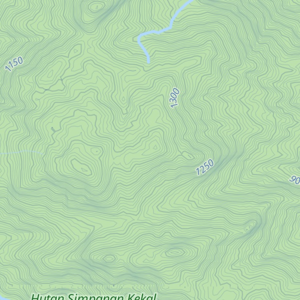 Map of Gunung Baha