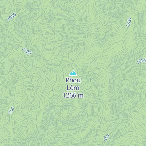 Map of Phou Lôm