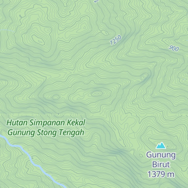 Map of Gunung Stong