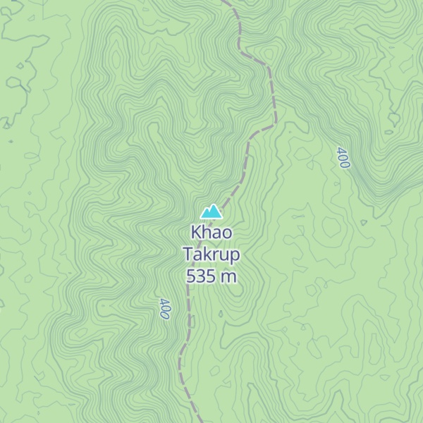Map of Khao Takrup