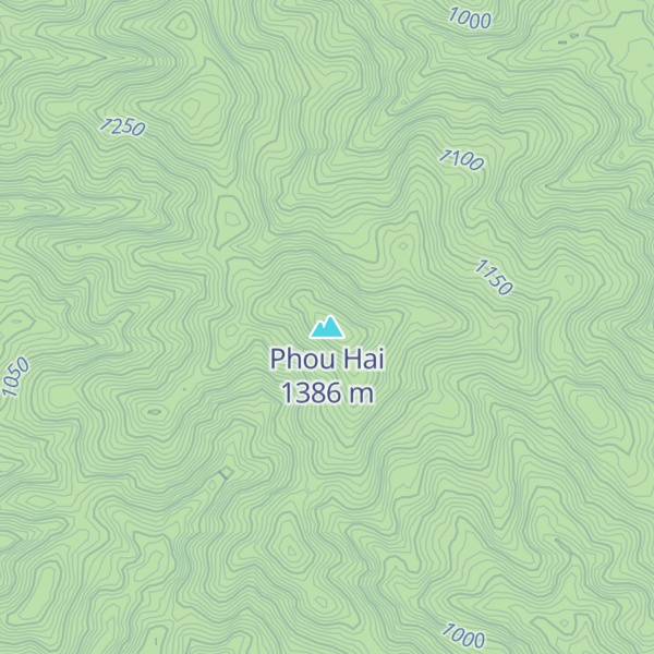 Map of Phou Hai
