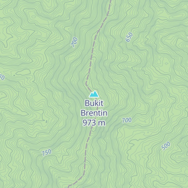 Map of Bukit Brentin