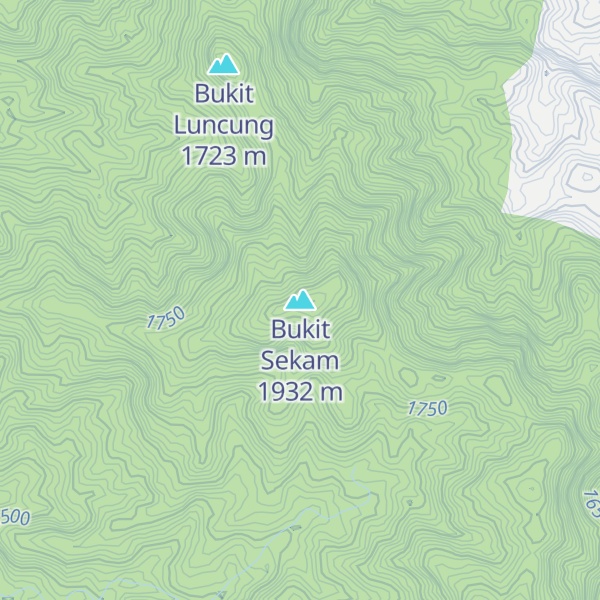 Map of Bukit Sekam