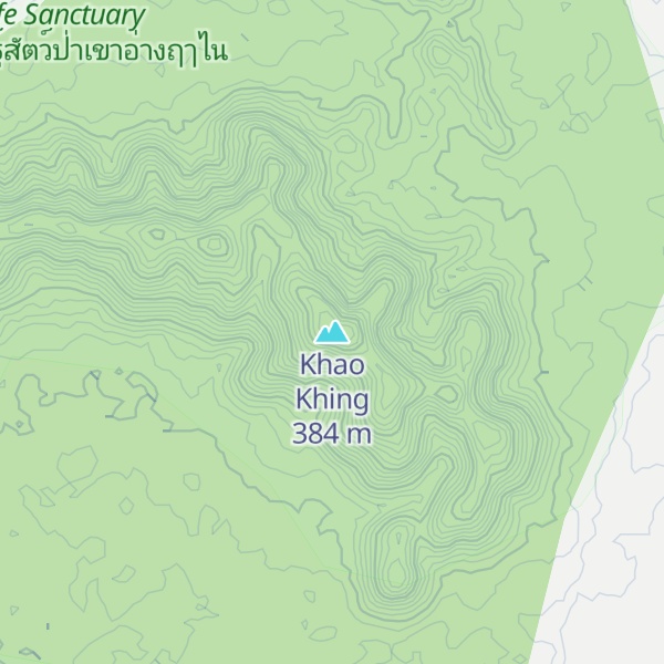 Map of Khao Khing