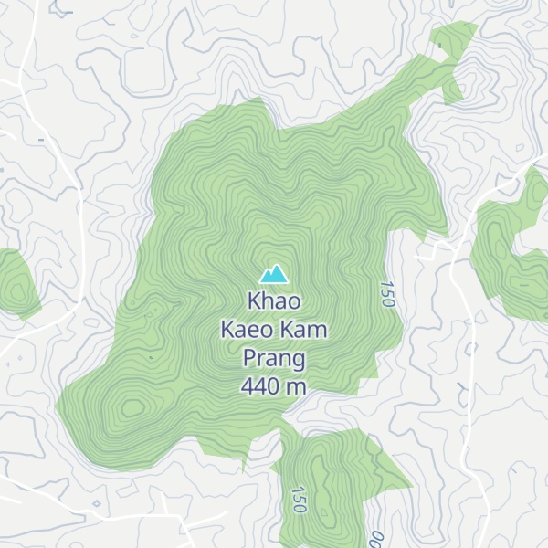 Map of Khao Kaeo Kam Prang
