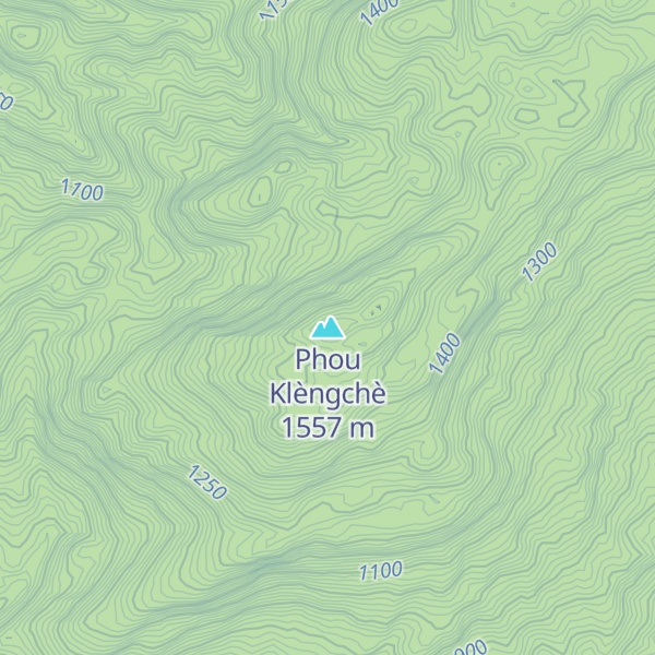 Map of Phou Klèngchè
