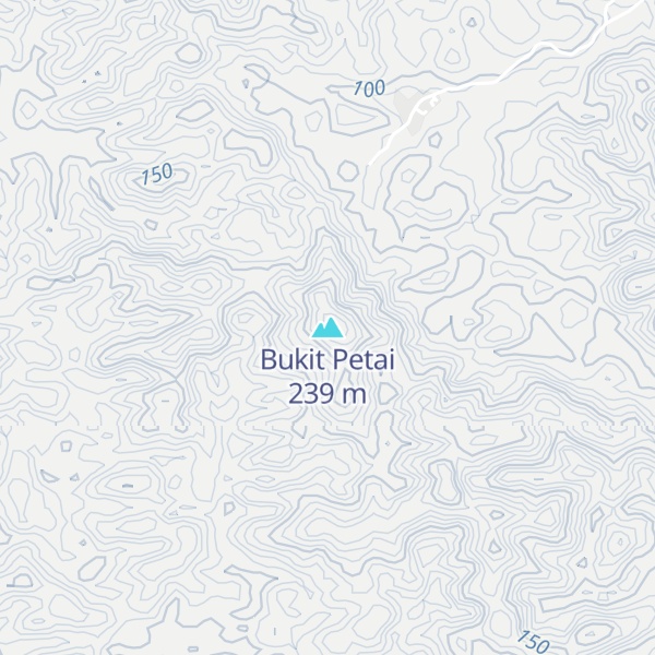 Map of Bukit Petai