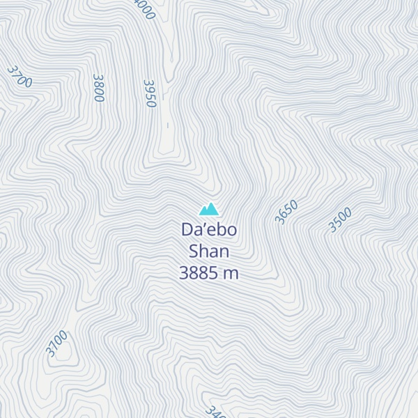 Map of Da’ebo Shan