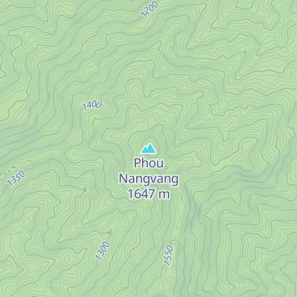 Map of Phou Nangvang