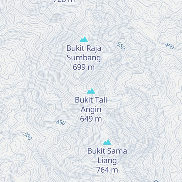 Map of Bukit Tali Angin