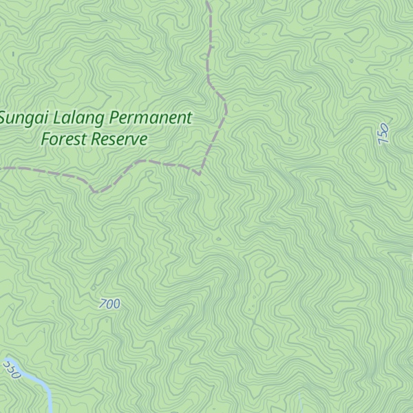 Map of Bukit Ulu Semenyih