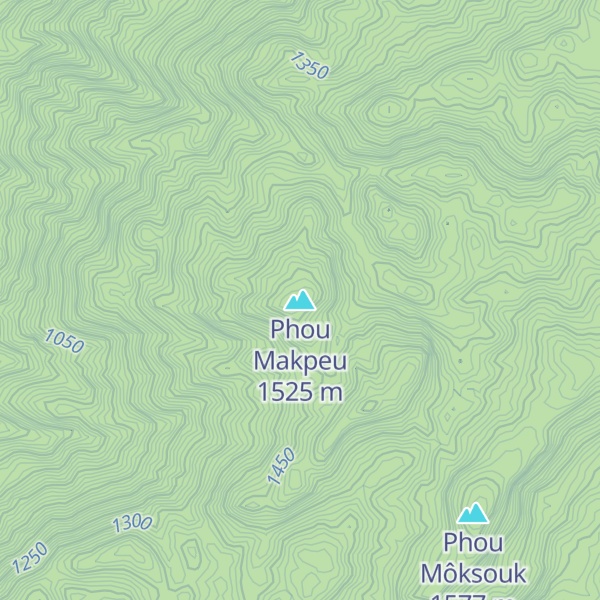 Map of Phou Makpeu