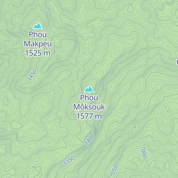 Map of Phou Môksouk