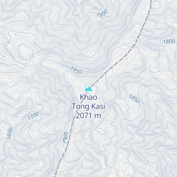 Map of Khao Tong Kasi