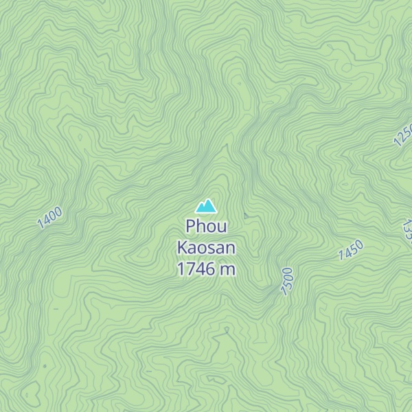 Map of Phou Kaosan