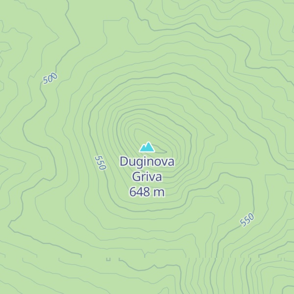Map of Duginova Griva