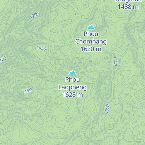 Map of Phou Laophèng