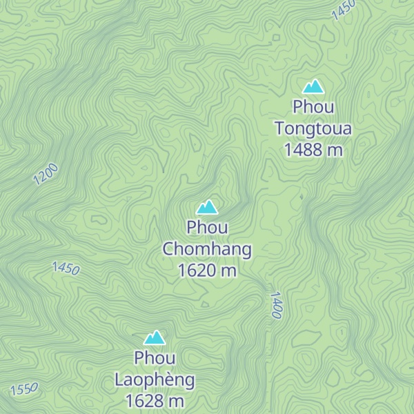 Map of Phou Chomhang