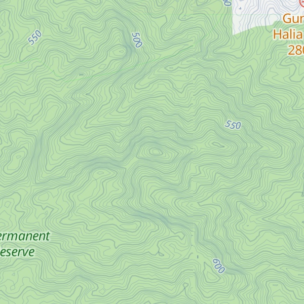 Map of Bukit Lentang