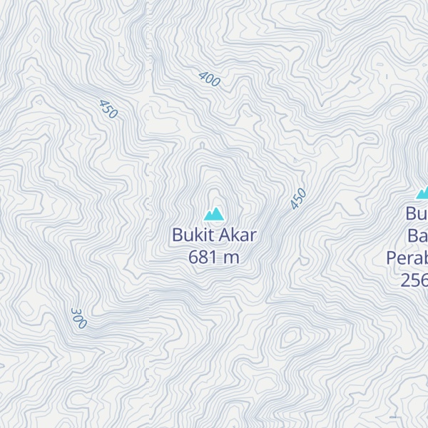 Map of Bukit Akar