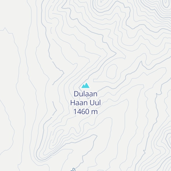 Map of Dulaan Haan Uul