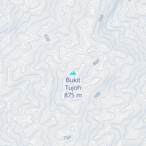 Map of Bukit Tujoh