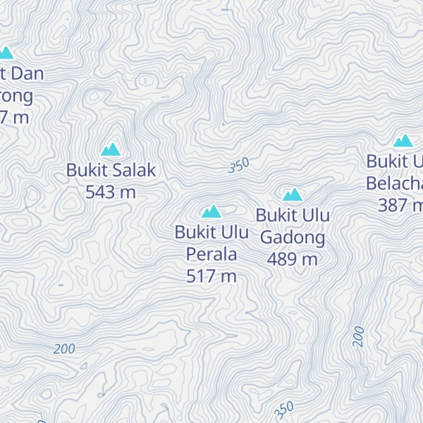 Map of Bukit Ulu Perala