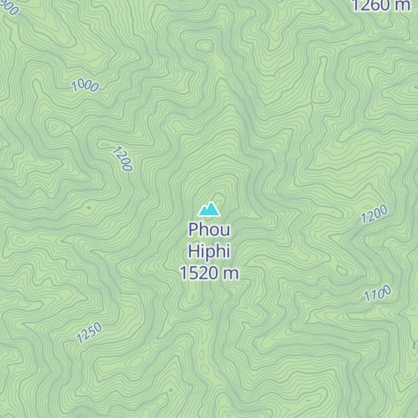 Map of Phou Hiphi