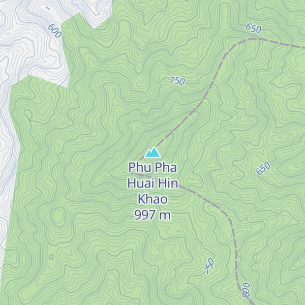 Map of Phu Pha Huai Hin Khao