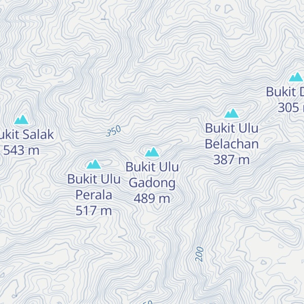 Map of Bukit Ulu Gadong