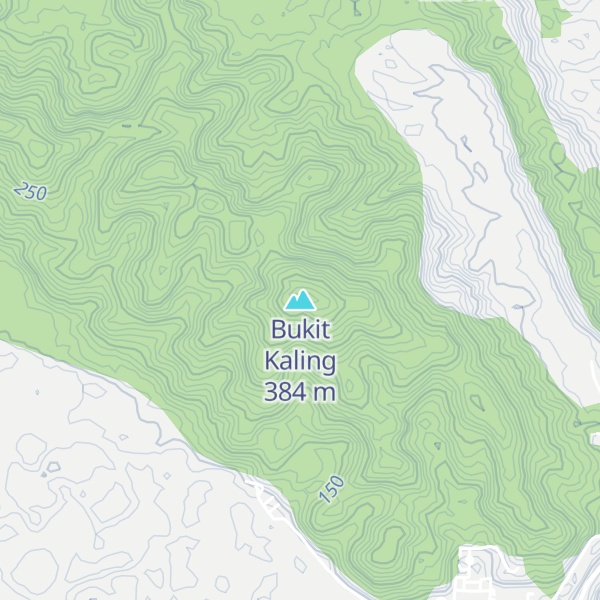 Map of Bukit Kaling