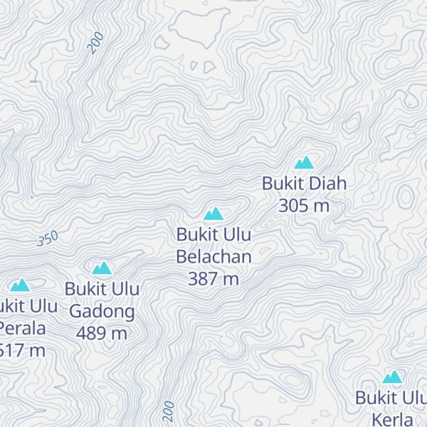 Map of Bukit Ulu Belachan