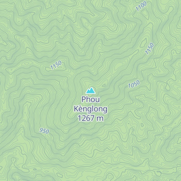 Map of Phou Kènglong