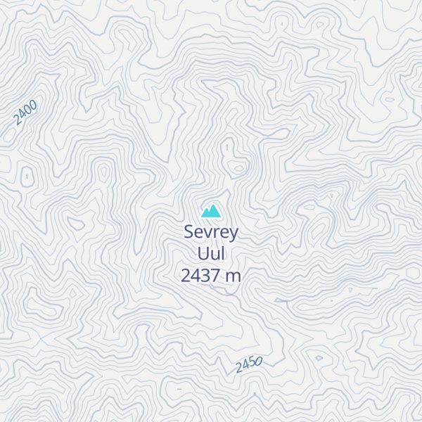 Map of Sevrey Uul