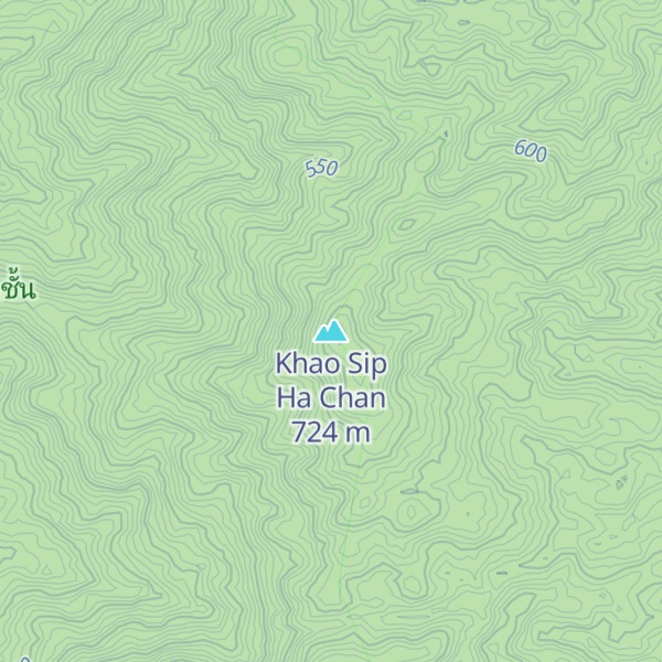 Map of Khao Sip Ha Chan
