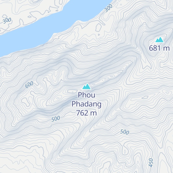 Map of Phou Phadang